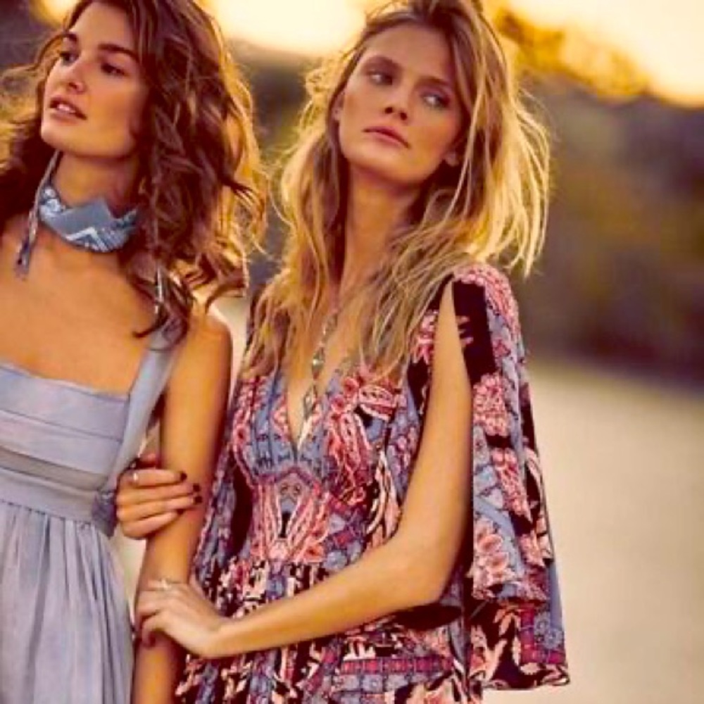 Free People Fern Print Maxi Dress
